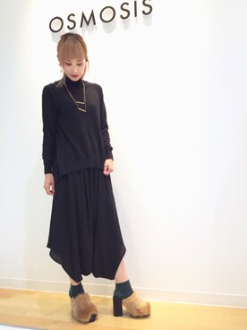 OSMOSIS大分 ORIEさん（レディース・169cm）の秋コーディネート