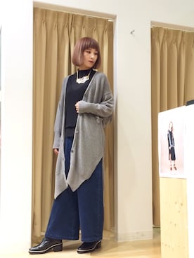 OSMOSIS大分 ORIEさん（レディース・169cm）の秋コーディネート