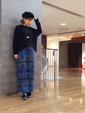 「OSMOSIS（オズモーシス）のアイテム」を使った、OSMOSIS大分 ORIEさん（レディース・169cm）の秋コーディネート