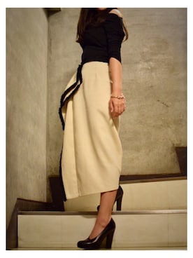 「Marc by Marc Jacobs（マークバイマークジェイコブス）のアイテム（パンプス）」を使った、mariさん（レディース・161cm）の秋コーディネート