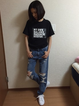 「reefur」｜maiさん（レディース・163cm）の夏コーディネート