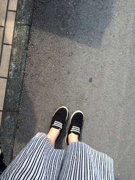 「Every very nice claup（エブリィベリーナイスクラップ）のアイテム（その他パンツ、ホワイト系）」を使った、R i n a さん（レディース・160cm）の秋コーディネート