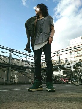 「ESTPENDA レザー」｜shin .さん（メンズ・165cm）の秋コーディネート