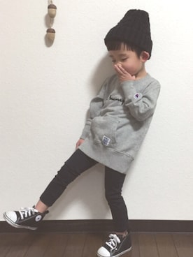 「キッズレギンス部」｜so__naさん（キッズ・90cm）の冬コーディネート