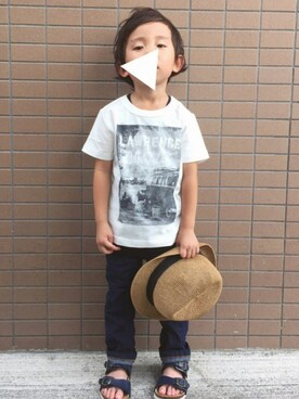 so__naさん（キッズ・100cm）の夏コーディネート
