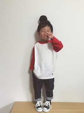 so__naさん(キッズ・100cm)の秋コーディネート
