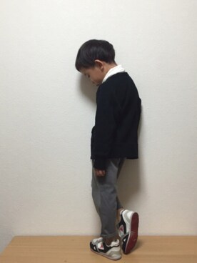 「5歳」｜「アイテム（スラックス）」を使った、so__naさん（キッズ・100cm）の冬コーディネート