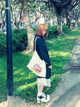 「wearsg」｜「アイテム（ショルダーバッグ）」を使った、東人さん（レディース・158cm）の春コーディネート