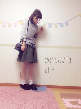 aki*さん（レディース・161cm）の春コーディネート