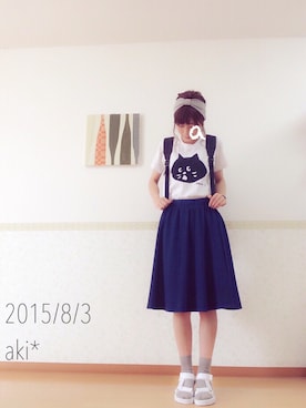 aki*さん(レディース・161cm)の夏コーディネート