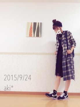 aki*さん（レディース・161cm）の秋コーディネート