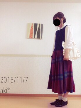 aki*さん（レディース・161cm）の秋コーディネート
