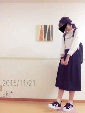 aki*さん(レディース・161cm)の秋コーディネート
