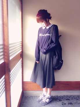 aki*さん(レディース・161cm)の冬コーディネート