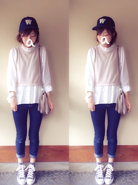 aki*さん（レディース・161cm）の春コーディネート