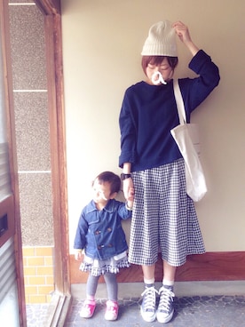 「LOSICARIE（ロシカリエ）のアイテム」を使った、aki*さん（レディース・161cm）の春コーディネート