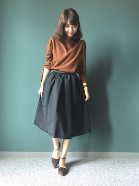 「RANDA（ランダ）のアイテム（パンプス）」を使った、atsukoさん（レディース・168cm）の夏コーディネート