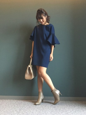 「パイソン柄」｜atsukoさん（レディース・168cm）の夏コーディネート