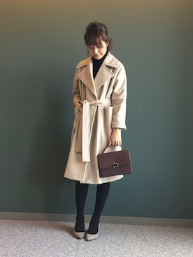 「RANDA（ランダ）のアイテム（ジャケット/アウター）」を使った、atsukoさん（レディース・168cm）の秋コーディネート