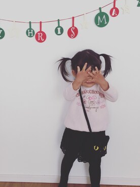 「2歳3ヶ月」｜「アイテム（バッグ）」を使った、nozomiさん（キッズ・90cm）の秋コーディネート