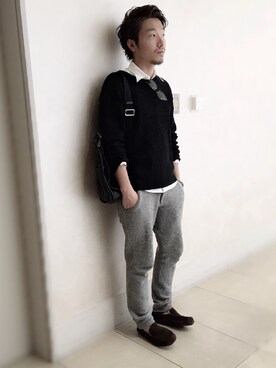 「UGG（アグ）のアイテム」を使った、malboさん（メンズ・170cm）の秋コーディネート