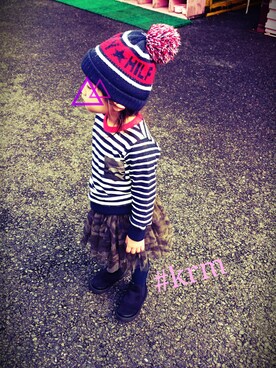 saoriさん（キッズ・100cm）の冬コーディネート