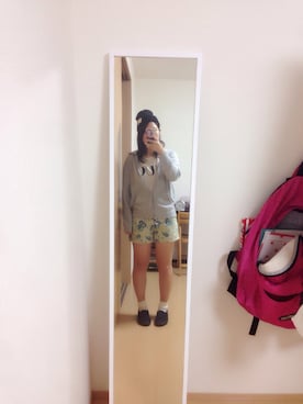「学校」｜「アイテム（ニットキャップ/ビーニー）」を使った、)(さん（レディース・158cm）の秋コーディネート