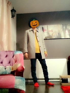 「COMMECAISM  （コムサ イズム）のアイテム（ジャケット/アウター）」を使った、ちょろつんさん（メンズ・176cm）の秋コーディネート