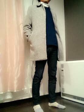 「COMMECAISM  （コムサ イズム）のアイテム（ジャケット/アウター）」を使った、ちょろつんさん（メンズ・176cm）の冬コーディネート