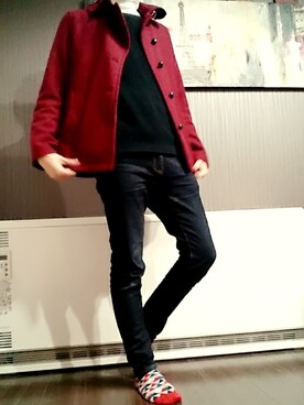 「正月」｜「アイテム（その他）」を使った、ちょろつんさん（メンズ・176cm）の冬コーディネート