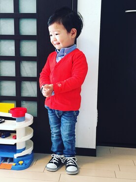 mowamowa13さん（キッズ・90cm）の秋コーディネート