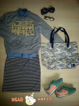 marii♡さんの「NIKE WMS NIKE PRE MONTREAL RCR VNTG」を使ったコーディネート