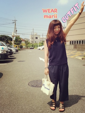 marii♡さんの「【BIRKENSTOCK(ビルケンシュトック)】Lady’sフロリダサンダル」を使ったコーディネート