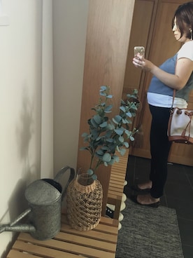 「9ヶ月」｜「アイテム（キャミソール）」を使った、AYAさん（レディース・163cm）の秋コーディネート