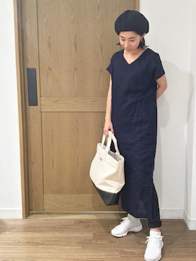 「SHIPS Days（シップスデイズ）のアイテム（ワンピース/ドレス）」を使った、橋本さん（レディース・162cm）の春コーディネート