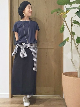 橋本さん（レディース・162cm）の夏コーディネート