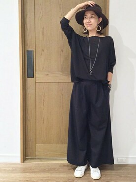 「SHIPS Days（シップスデイズ）のアイテム（帽子）」を使った、橋本さん（レディース・162cm）の夏コーディネート