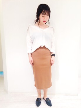「バブーサンダル」｜みうらあやさん（レディース・154cm）の秋コーディネート