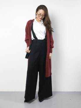 三上玲奈さん(レディース・165cm)の秋コーディネート