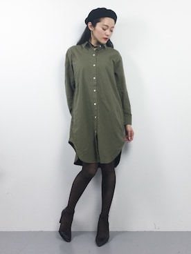 三上玲奈さん（レディース・165cm）の冬コーディネート