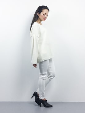 三上玲奈さん（レディース・165cm）の冬コーディネート