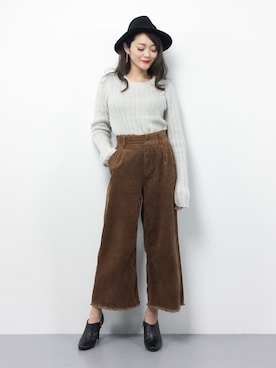 三上玲奈さん(レディース・165cm)の冬コーディネート