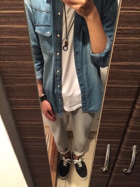 「G-SHOCK」｜綾ちゃんさん（メンズ・175cm）の秋コーディネート