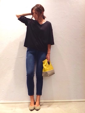 「actuel（アクチュエル）のアイテム」を使った、▲Yuuri.s▼さん（レディース・165cm）の夏コーディネート