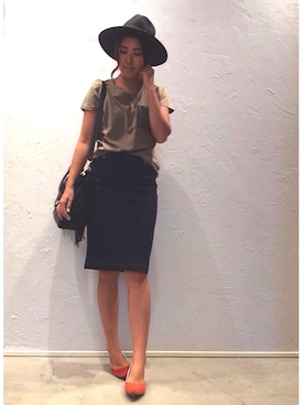 「actuel（アクチュエル）のアイテム」を使った、▲Yuuri.s▼さん（レディース・165cm）の夏コーディネート