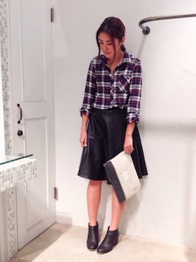 ▲Yuuri.s▼さん（レディース・165cm）の秋コーディネート