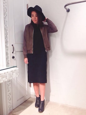 「actuel（アクチュエル）のアイテム」を使った、▲Yuuri.s▼さん（レディース・165cm）の秋コーディネート