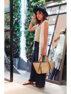 「LEE」｜▲Yuuri.s▼さん（レディース・165cm）の夏コーディネート