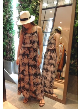 「suncoo paris（スンクーパリ）のアイテム（ワンピース/ドレス）」を使った、▲Yuuri.s▼さん（レディース・165cm）の夏コーディネート