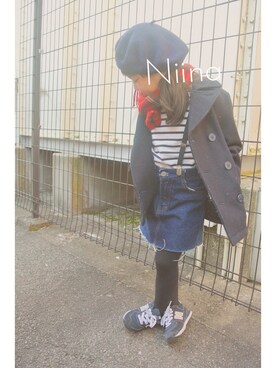 Niinaさん(キッズ・110cm)の冬コーディネート